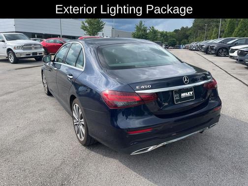 Blue 2021 Mercedes-Benz E-Class 4MATIC
