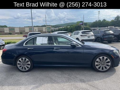 Blue 2021 Mercedes-Benz E-Class 4MATIC