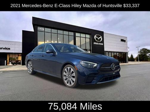 Blue 2021 Mercedes-Benz E-Class 4MATIC