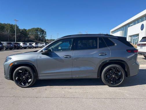 platinum gray metallic 2026 Volkswagen Tiguan 2.0T SE R-Line Black
