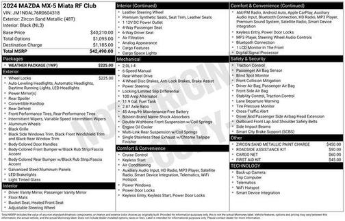 2024 Mazda MX-5 Miata RF Club