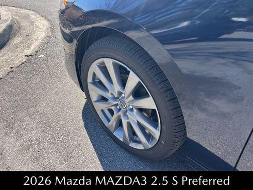 Deep Crystal Blue Mica 2026 Mazda Mazda3 FWD w/Preferred Package
