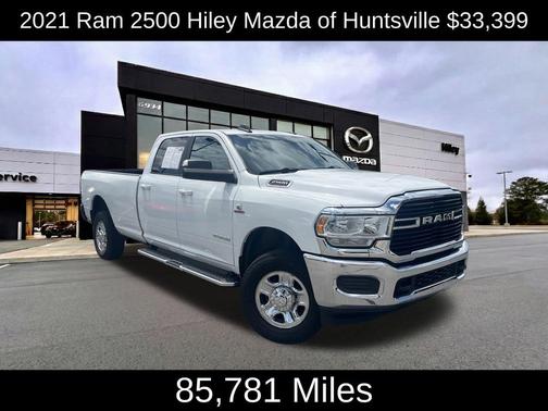 Bright White Clearcoat 2021 RAM 2500 Big Horn Crew Cab 4x4 8' Box