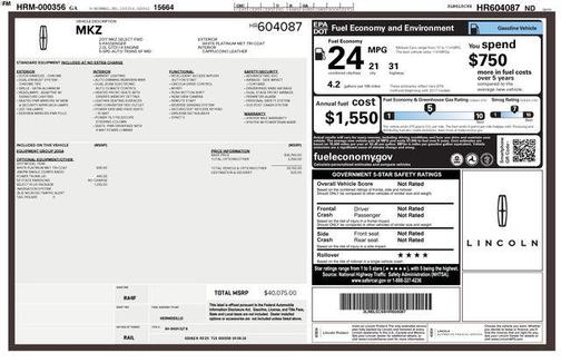 2017 Lincoln MKZ Base