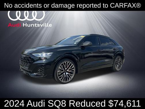 Mythos Black Metallic 2024 Audi SQ8 4.0T Premium Plus