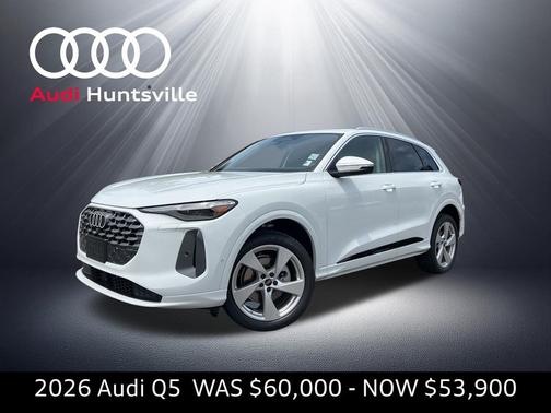 Glacier White Metallic 2026 Audi Q5 Premium Plus TFSI quattro S tronic
