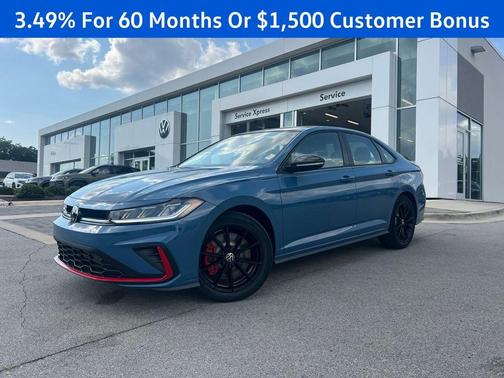 Monterey Blue Pearl w/Deep Black Roof 2026 Volkswagen Jetta GLI 2.0T Autobahn