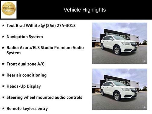 2014 Acura MDX 3.5L Advance Pkg w/Entertainment Pkg