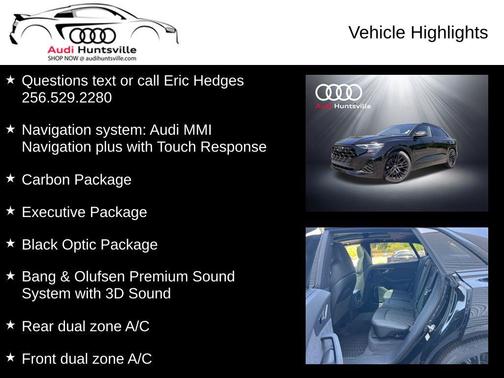 Mythos Black Metallic 2026 Audi SQ8 4.0T Premium Plus