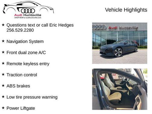 2025 Audi A6 e-tron Premium Plus