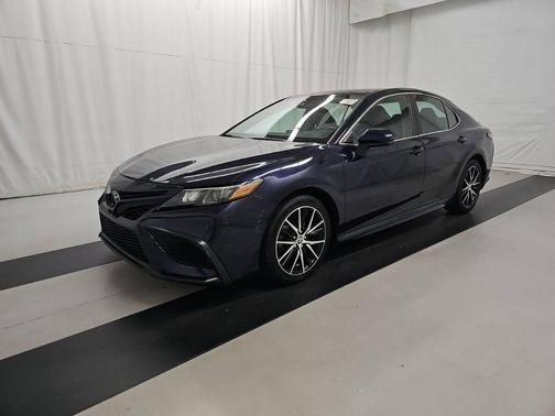 Blue 2021 Toyota Camry SE Sedan