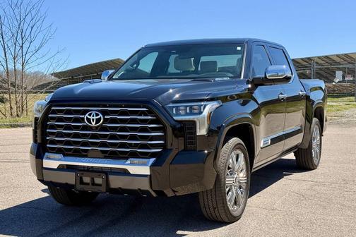 Midnight Black Metallic 2024 Toyota Tundra Hybrid Capstone