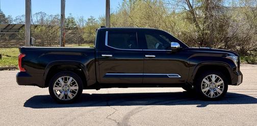 Midnight Black Metallic 2024 Toyota Tundra Hybrid Capstone