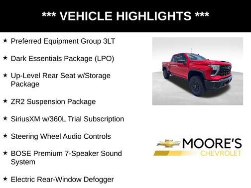 2025 Chevrolet Silverado 2500 4WD Crew Cab Standard Bed ZR2