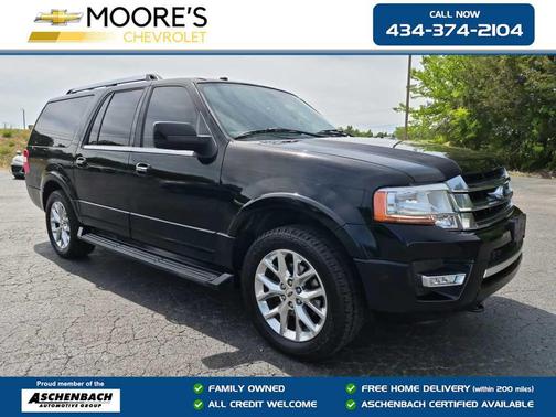 Shadow Black 2017 Ford Expedition EL Limited
