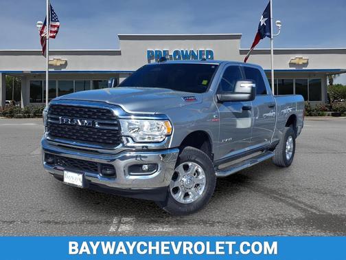 Billet Silver Metallic Clearcoat 2023 RAM 2500 Big Horn Crew Cab 4x4 6'4' Box