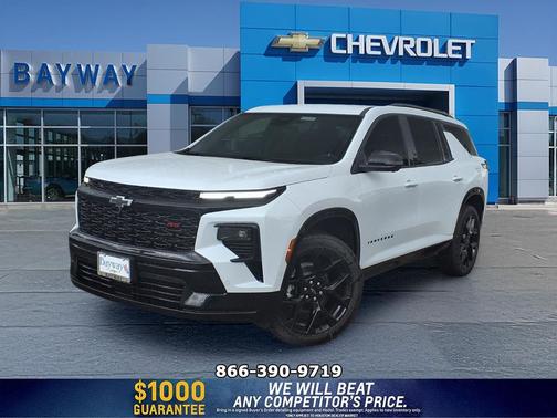 Polar White Tricoat 2026 Chevrolet Traverse RS
