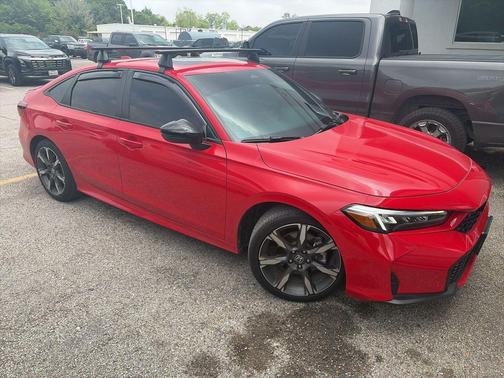 Rallye Red 2025 Honda Civic Hybrid Sport Touring