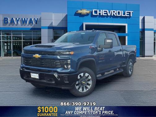 Lakeshore Blue Metallic 2026 Chevrolet Silverado 2500 Custom