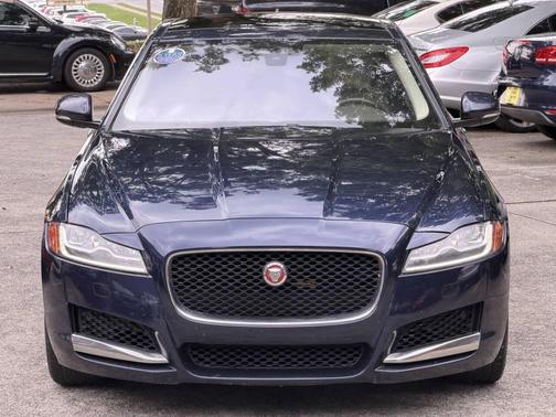 Blue 2017 Jaguar XF 35t Premium