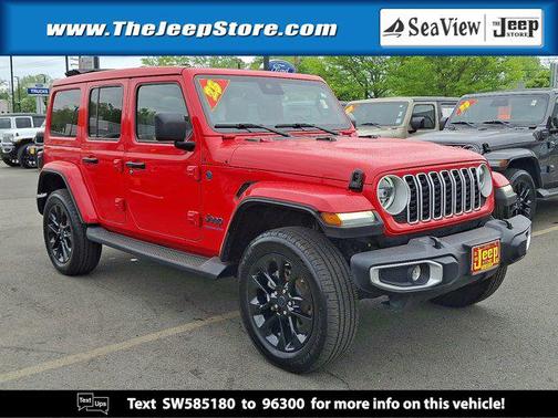 Firecracker Red Clearcoat 2025 Jeep Wrangler 4xe Sahara