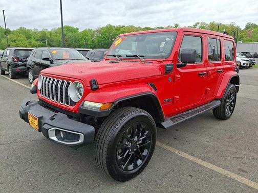 Firecracker Red Clearcoat 2025 Jeep Wrangler 4xe Sahara