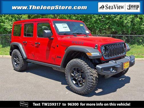 Firecracker Red Clearcoat 2026 Jeep Wrangler Willys