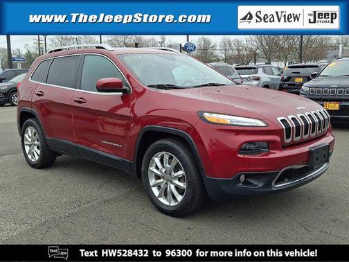 Deep Cherry Red Crystal Pearlcoat 2017 Jeep Cherokee Limited