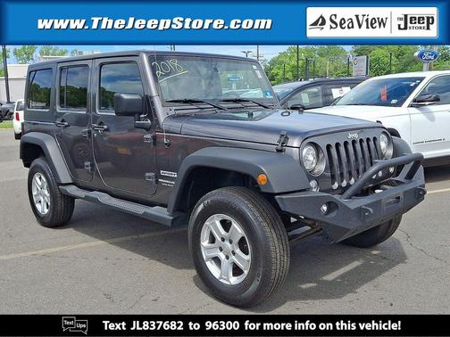 Granite Crystal Metallic Clearcoat 2018 Jeep Wrangler JK Unlimited Sport