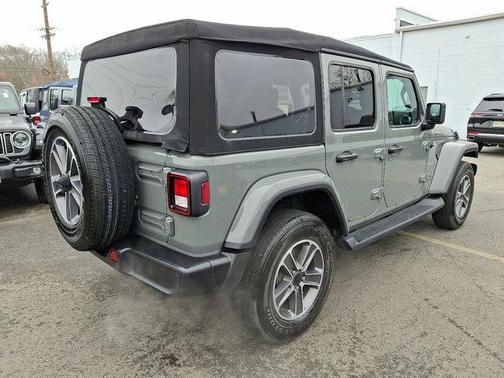 Sting-Gray Clearcoat 2023 Jeep Wrangler 4-Door Sahara 4x4