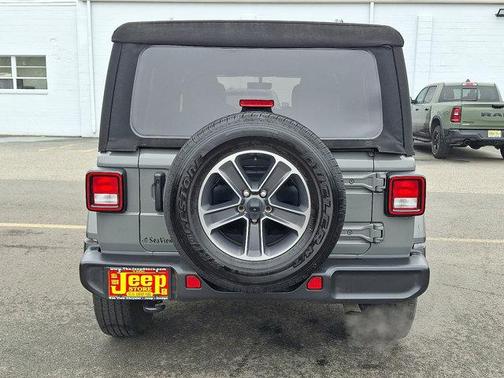 Sting-Gray Clearcoat 2023 Jeep Wrangler 4-Door Sahara 4x4