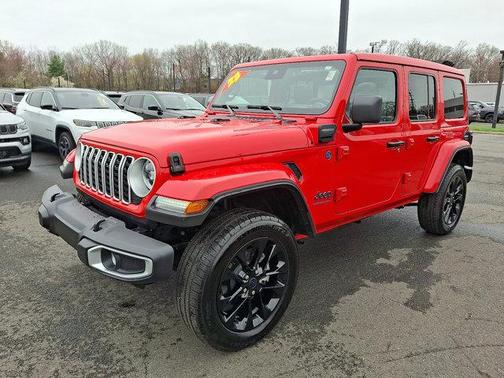 Firecracker Red Clearcoat 2025 Jeep Wrangler 4xe Sahara