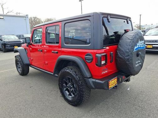 Firecracker Red Clearcoat 2025 Jeep Wrangler 4xe Willys