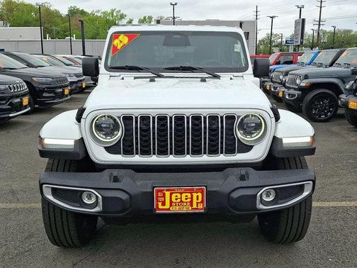 Bright White Clearcoat 2025 Jeep Wrangler 4xe Sahara