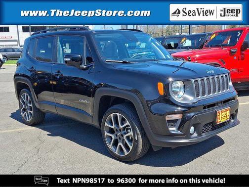Black Clearcoat 2022 Jeep Renegade Limited