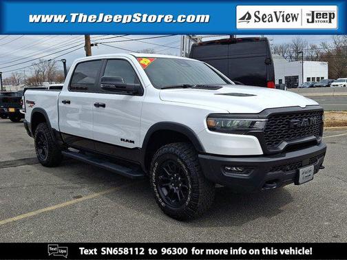 Bright White Clearcoat 2025 RAM 1500 Rebel