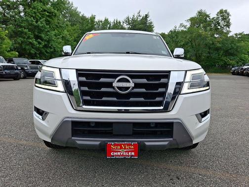 Aspen White Tricoat 2023 Nissan Armada Platinum 4WD