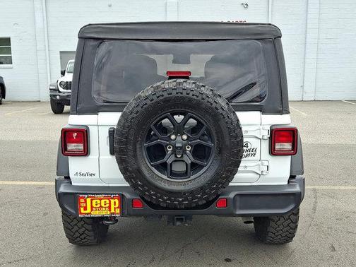 Bright White Clearcoat 2025 Jeep Wrangler Willys