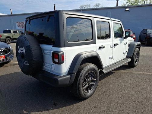 Bright White Clearcoat 2025 Jeep Wrangler Sport S