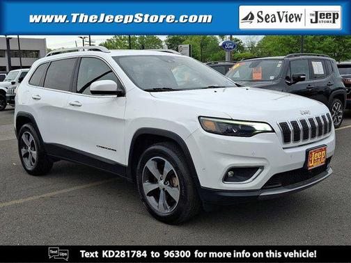 Bright White Clearcoat 2019 Jeep Cherokee Limited