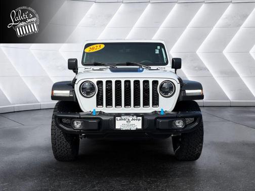 Bright White Clearcoat 2023 Jeep Wrangler 4xe Rubicon