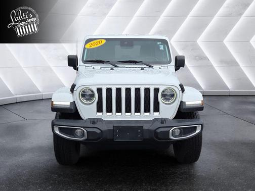 Bright White Clearcoat 2020 Jeep Wrangler Unlimited Sahara