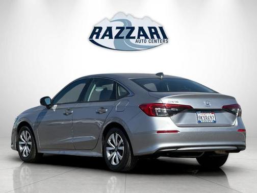 Gray 2024 Honda Civic LX