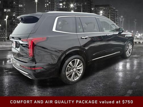 Stellar Black Metallic 2021 Cadillac XT6 Premium Luxury FWD