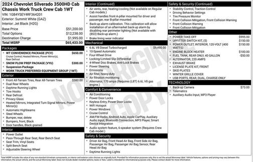 2024 Chevrolet Silverado 3500 WT