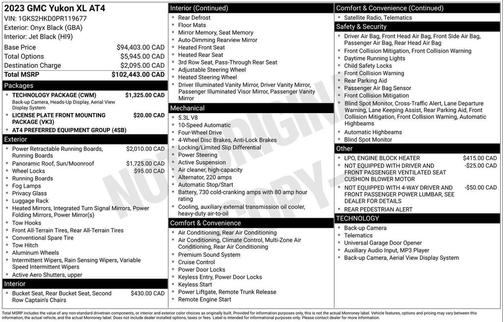 2023 GMC Yukon XL AT4