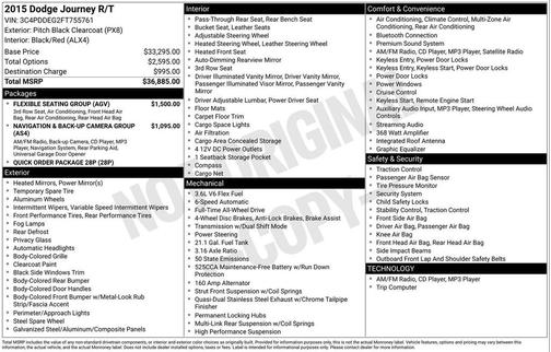 2015 Dodge Journey R/T