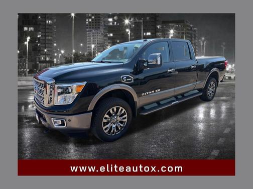 Magnetic Black 2017 Nissan Titan XD Platinum Reserve