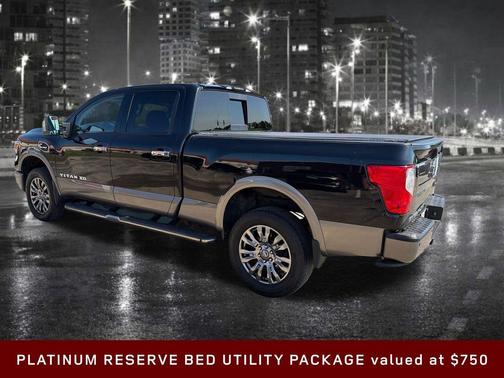 Magnetic Black 2017 Nissan Titan XD Platinum Reserve