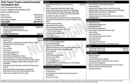 Magnetic Gray Metallic 2023 Toyota Tundra Limited